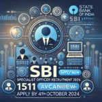 SBI SO Recruitment 2024